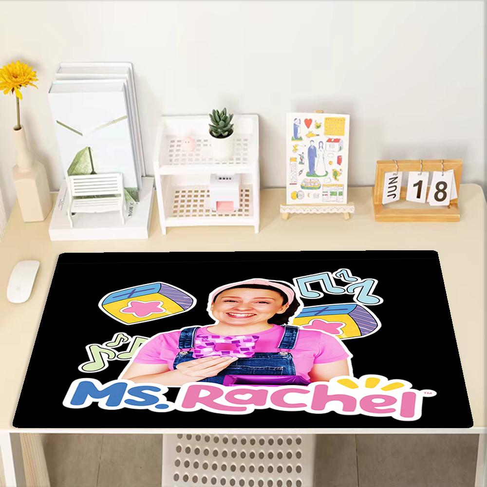 Ms. Rachel Theme Mouse Pad, Non Slip Rubber Base, Multifunctional Office & Home Decor, Perfect for Workspace Personalization.