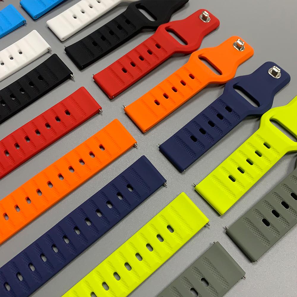 22mm Silikon Sport Weiches Armband für SUUNTO 9 Peak DLC/PRO 5/9 PEAK VERTICAL Armband für SUUNTO RACE 2/S RUN OCEAN Ersatzbänder