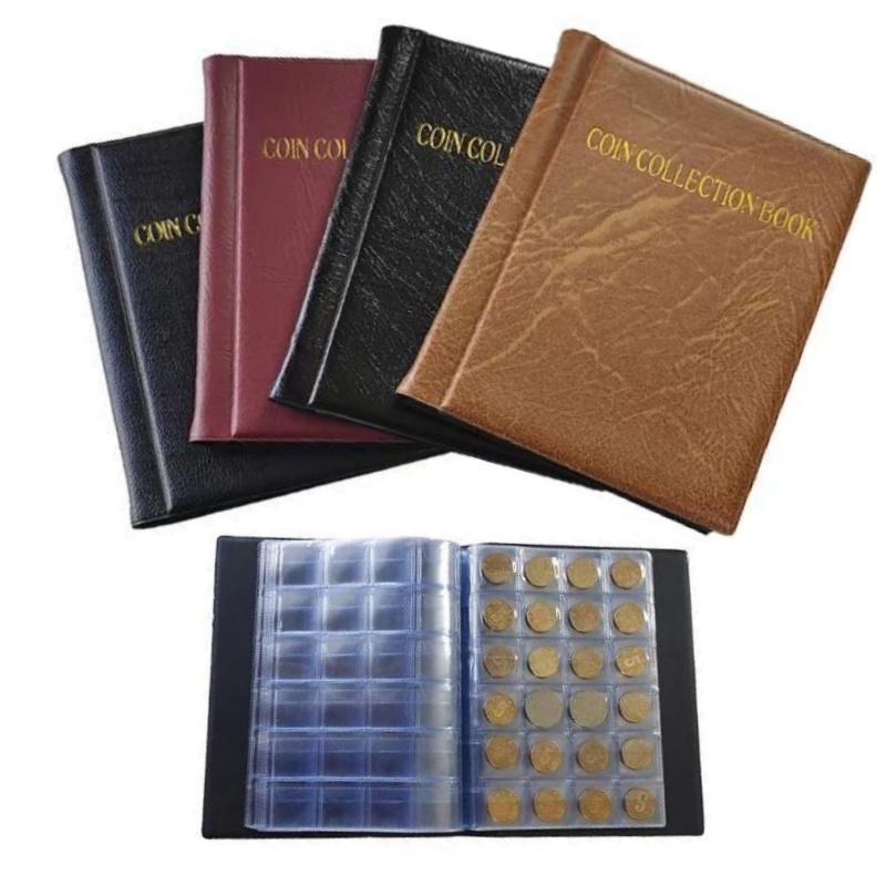 240 Pockets Coin Collection Book Coin Collection Holder Album Commemorative Coin Organizer Storage 30mm