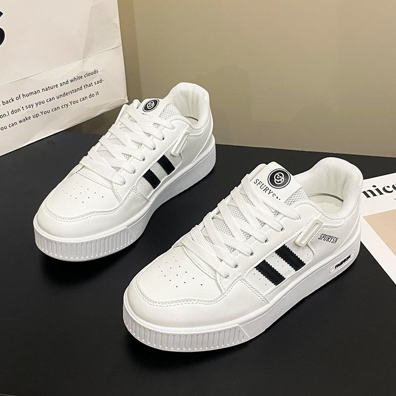 

Thick-soled heightening versatile casual shoes women s 2025 autumn new popular low-top board shoes casual sports white shoes tide 35