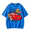 Cars Summer 2026 boys T-Shirt Lightning McQueen Short Sleeve for Boys and Girls Combinable with Everything