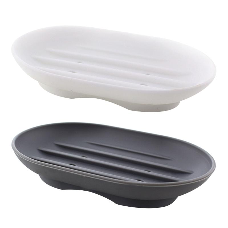 Portable Soap Holder Soap Tray for Shower and Travel Pack of 2 1