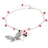 Les Trésors De Lily [K1640] - 'Mineralia' Butterfly Designer Necklace