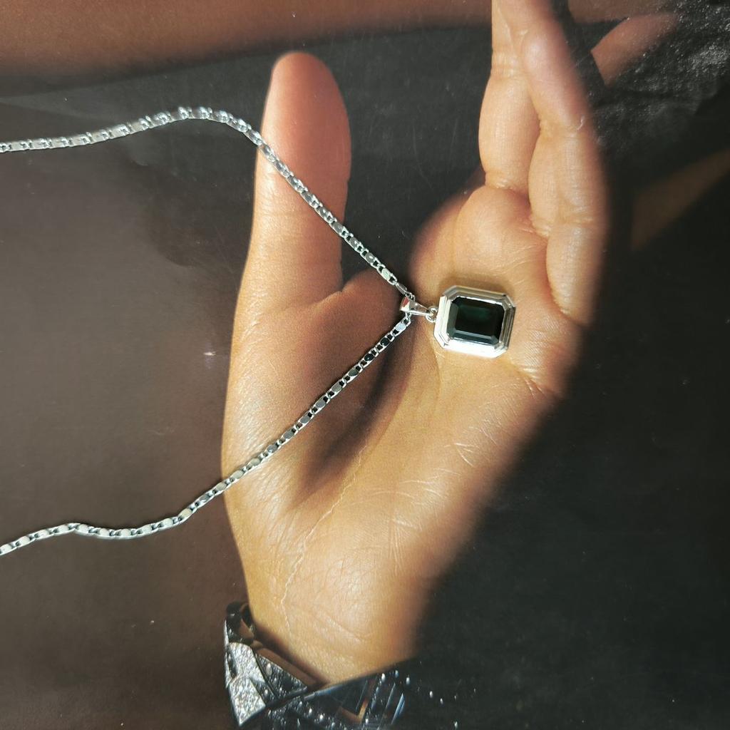 Серебряная подвеска с топазом Лондон Блю 2.675ct (2178248)