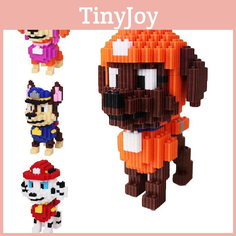 Paw Patrol Model Building Blocks For Decor And Collection Multiple Cute Styles Available