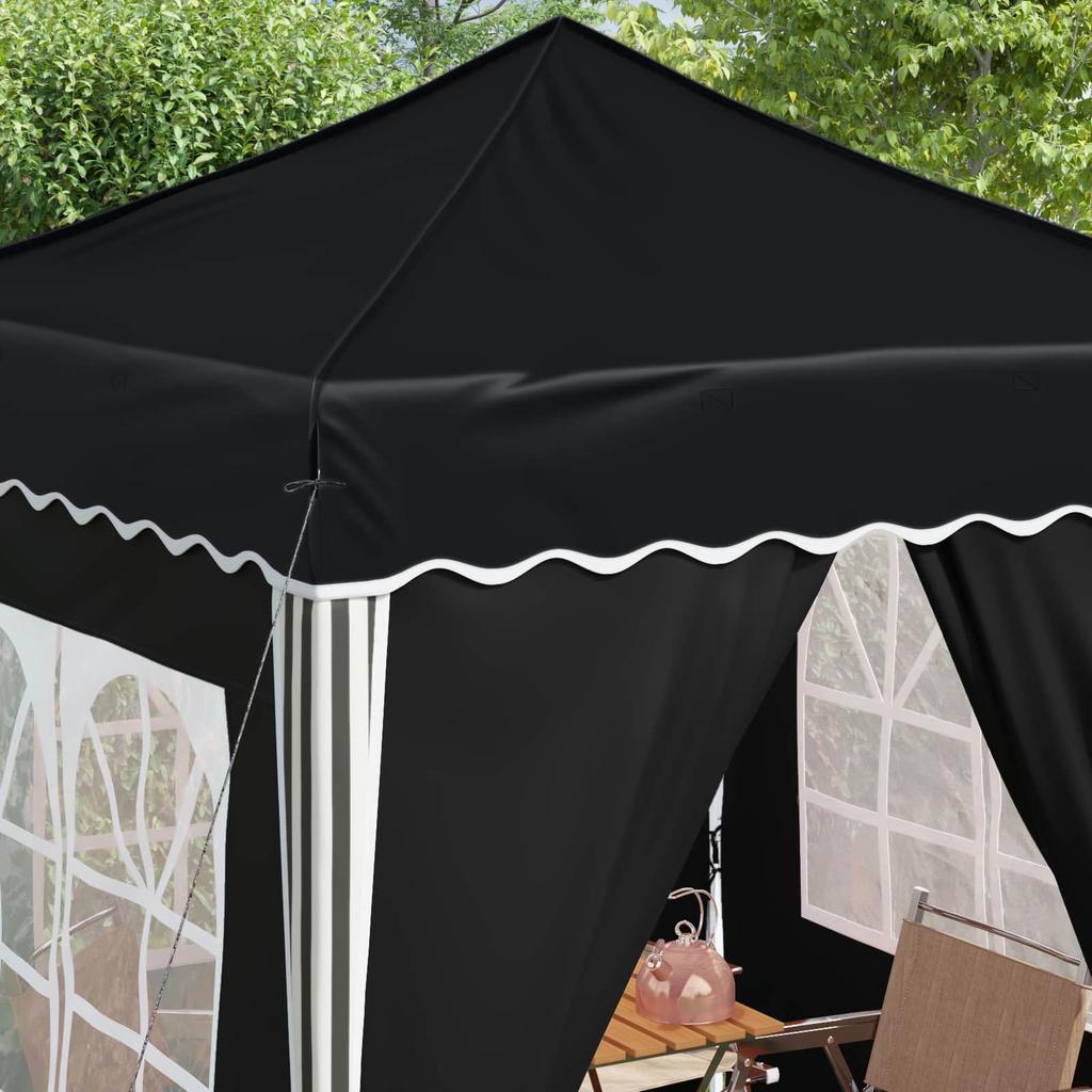 Pop Up Party Tent 195 X 195 X 245 Cm Anthracite Oxford Fabric