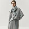 New Women's Cashmere Cable Knit Wool Scarf for Autumn and Winter