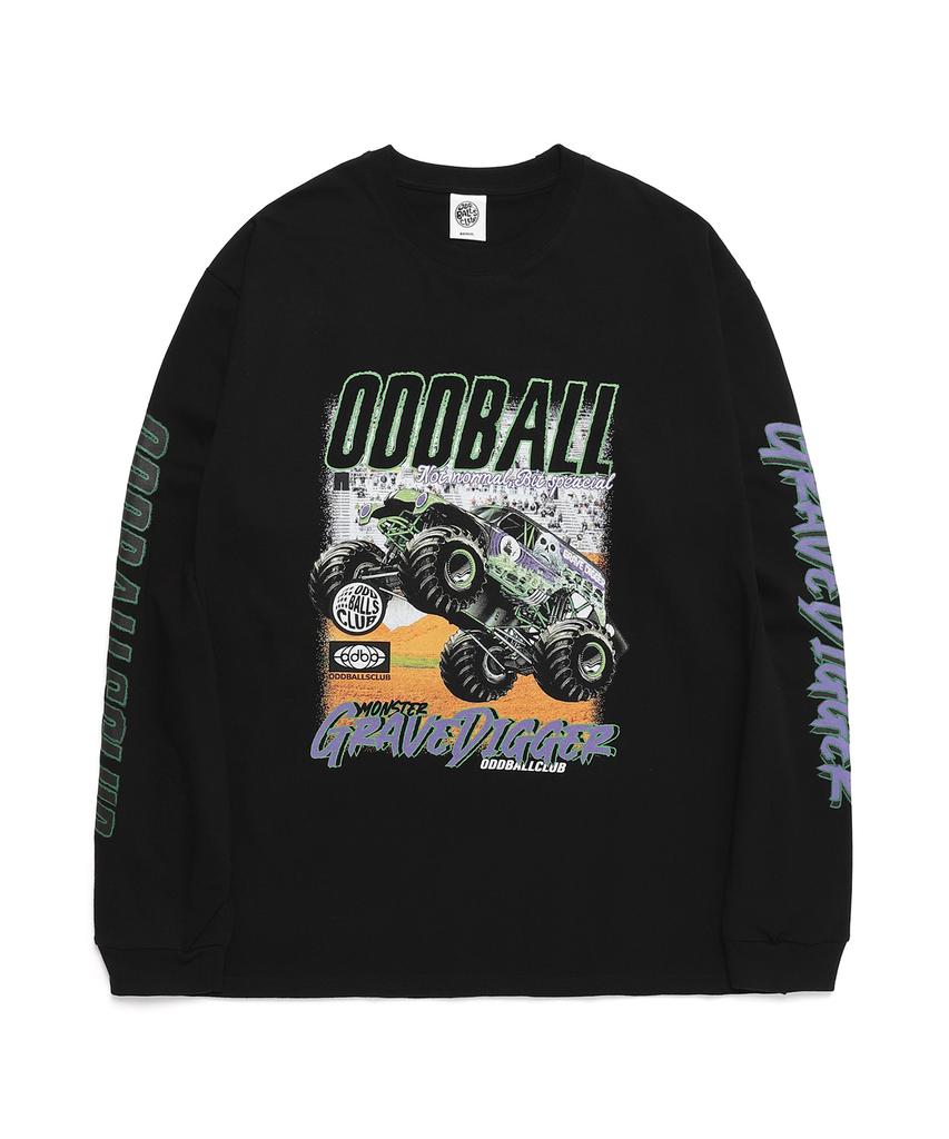 ODDBALLS CLUB Odd Ball Monster Truck Long Sleeve Black