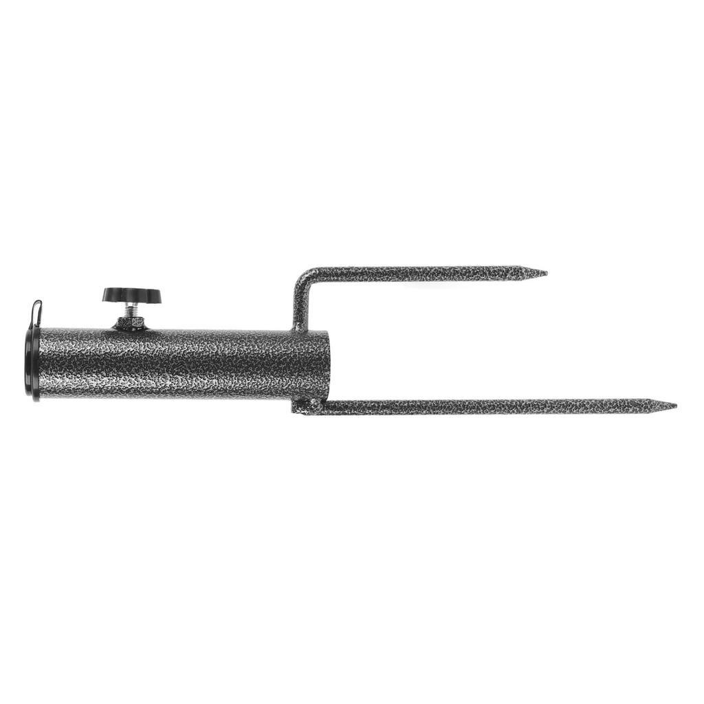 Beach Umbrella Sand Anchor Stand Holder Stake Steel Parasol Insert Flag Pole Bracket for Outdoor Garden Lawn Yard