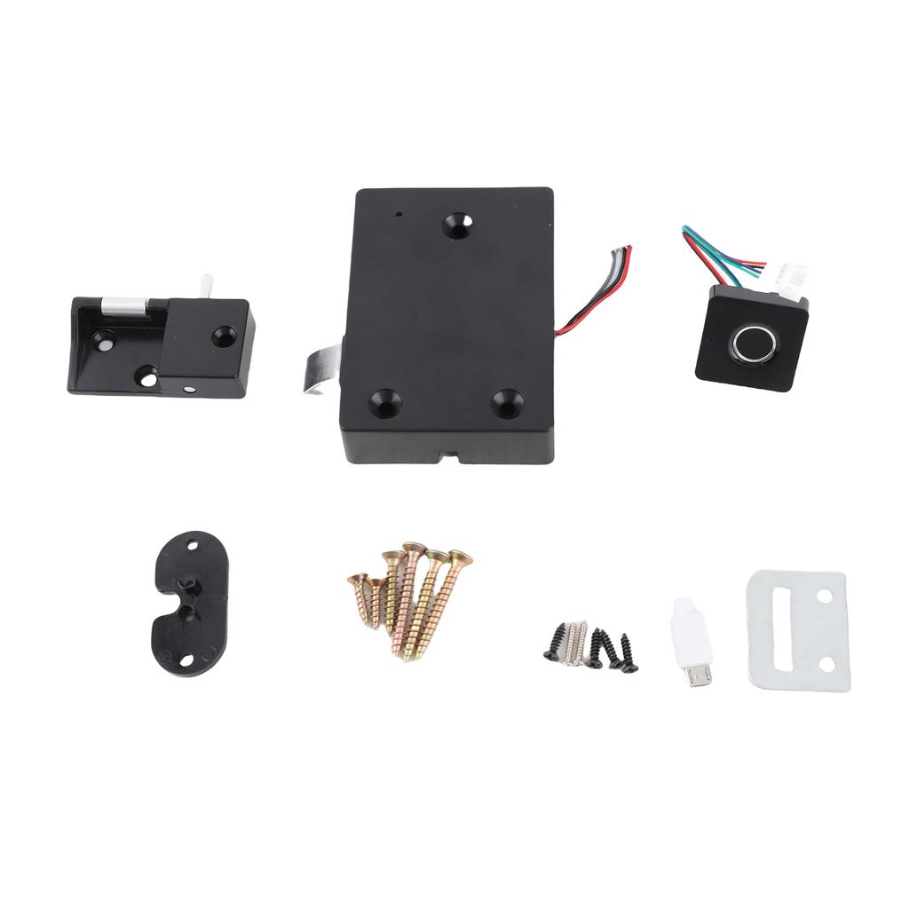 Smart Biometriskt Fingeravtryckslås Hemkontor Låda Skåp Garderobslås Stöldskydd Nyckellöst