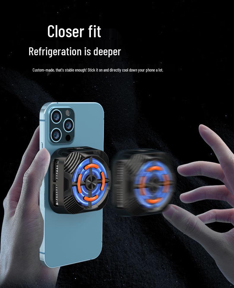 X79 Phone Cooler: Advanced Temperature Control Magnetic Cooling for Live Streaming and Gaming.