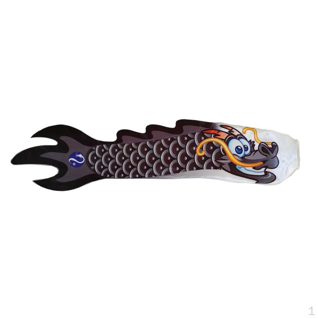 70cm Chinese Dragon Windsock Carp Flag Streamer Boat Decor Ornament Hanging