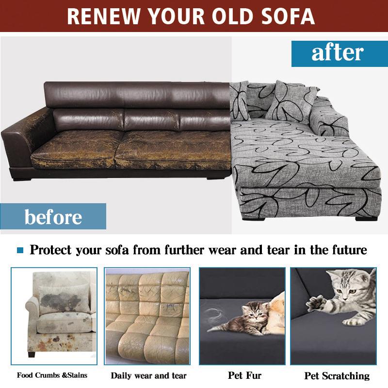 Sofa Cover Elastic Couch Cover Sectional Chair Cover It Needs Order 2pieces Sofa Cover If Your Sofa Is Corner L-shape Sofa