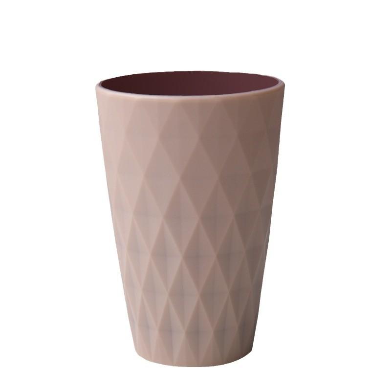 Double-layer Mouthwash Cup Soft Rubber CoatingCouple Brushing Cup Washing Cup Plastic Toothbrush Cup