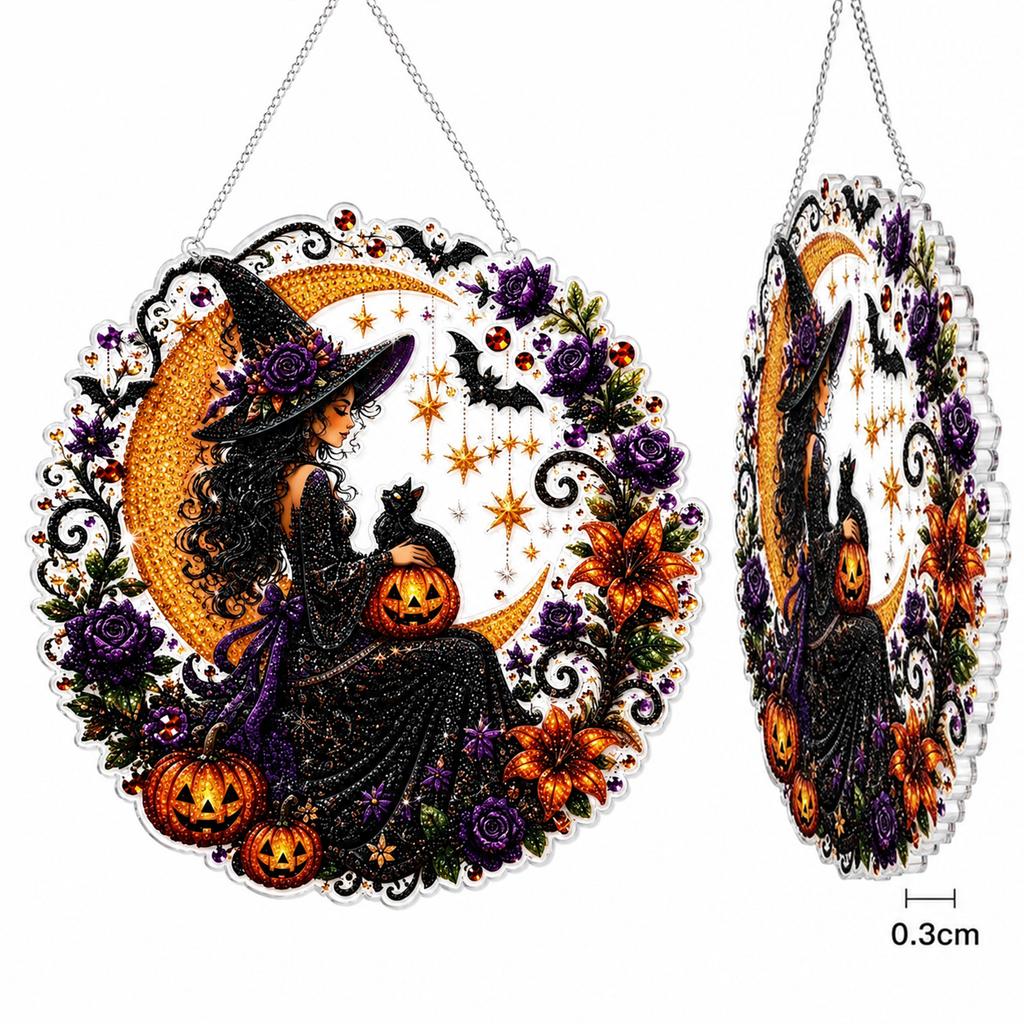 5D Acrylic Pendant DIY Ornament for Home Wall Decor