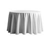 Round Catering Banquet Tablecloth 260Cm White