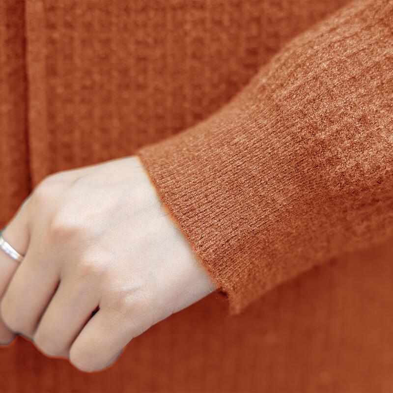 Mokana Women's Hooded Knit Long Sleeve Dress