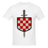 Funny Hrvatski Vitez Croatian Knight Croatia Crest Unisexs Printed TShirt Unisex T shirtUnisexga