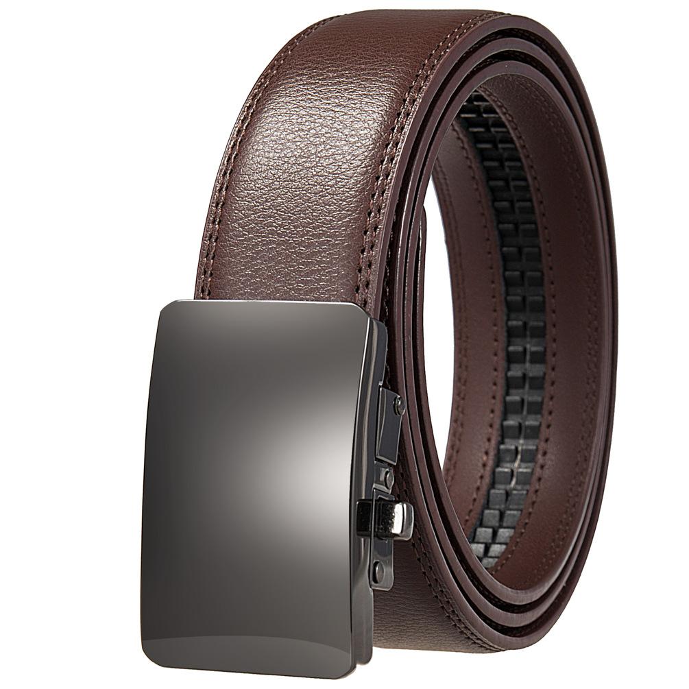 

1 шт. мужской ремень, ремень повседневный деловой, автоматическая пряжка, ремень из коровьей кожи, ремень Ly36-1315-1