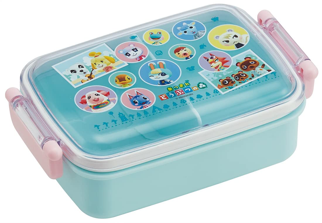 

Skater Animal New Horizons Lunch for Made in Crossing Box, 450ml, Antibacterial, Kids, Japan, RBF3ANAG-A