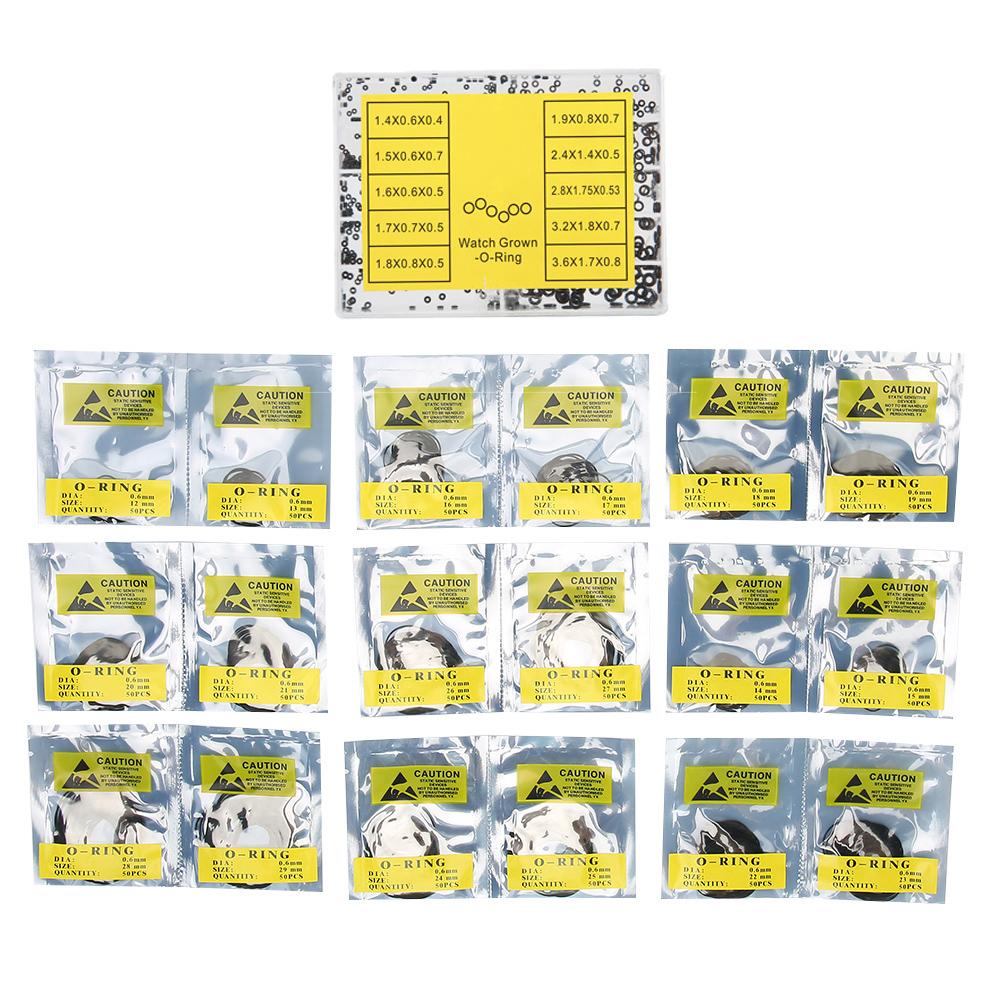 Watch Crown Watch Head Waterproof Ring O‑Ring Waterproof Seals Watch Repair Tools