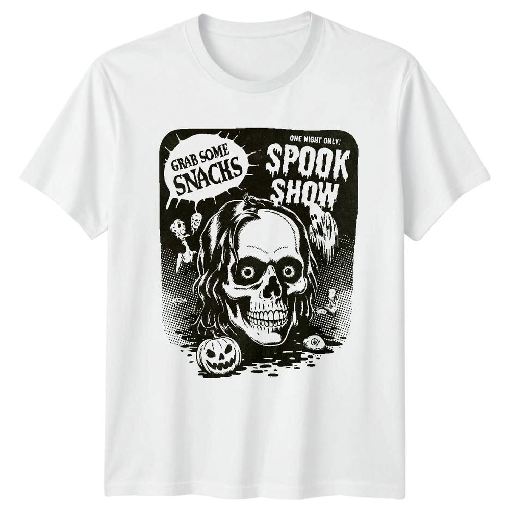 Grab Some Snacks Spook Show Spooky Horror Halloween Unisexs TShirt Unisexs Tee S
