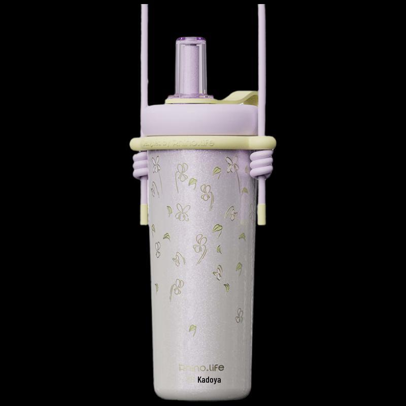 Unicorn Rhino Portable Dual-Drink Insulated Tea Bottle