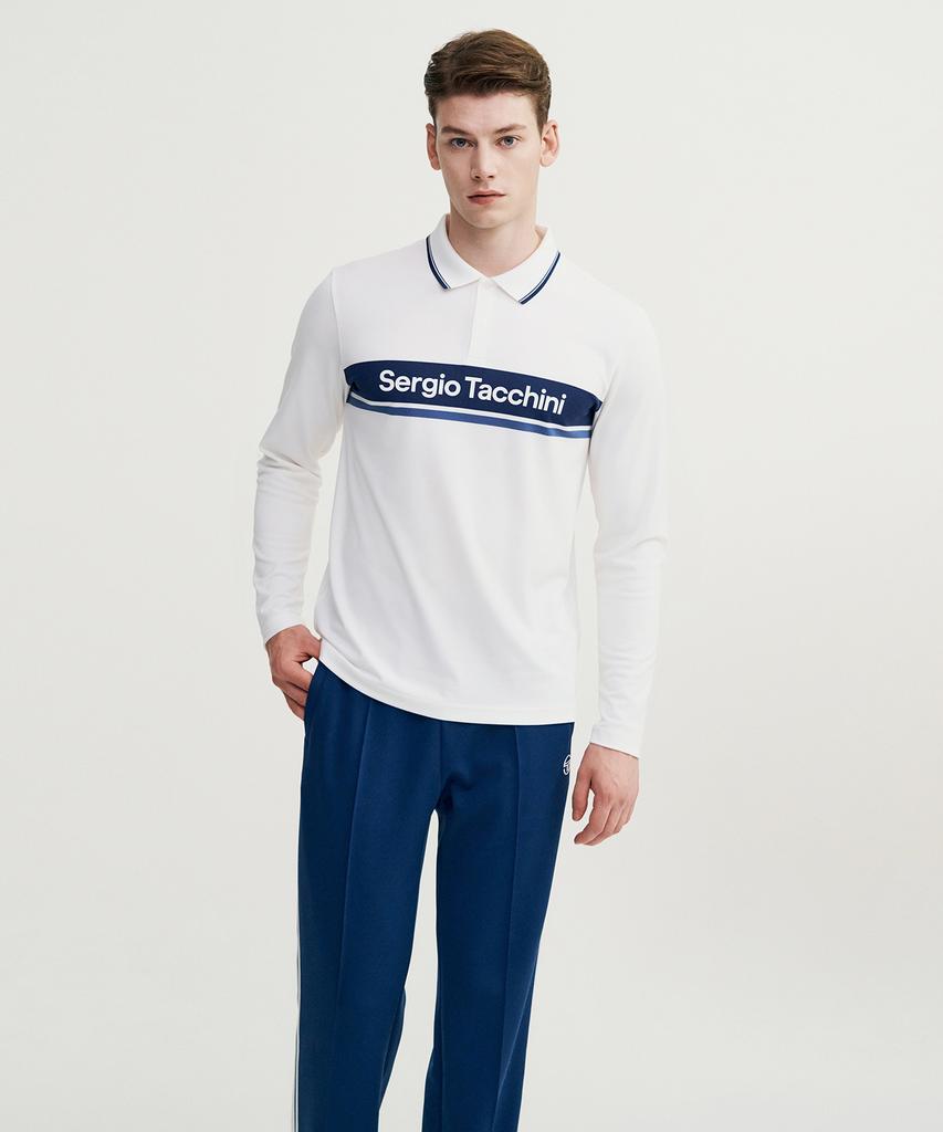 SERGIO TACCHINI M Goat Damarindo Long Sleeve Polo Shirt