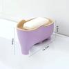 Soap Box NEW Double Layer Creative Cute Elephant Bathroom Accessories Home Decorative Children Students Waterproof Drain Rack