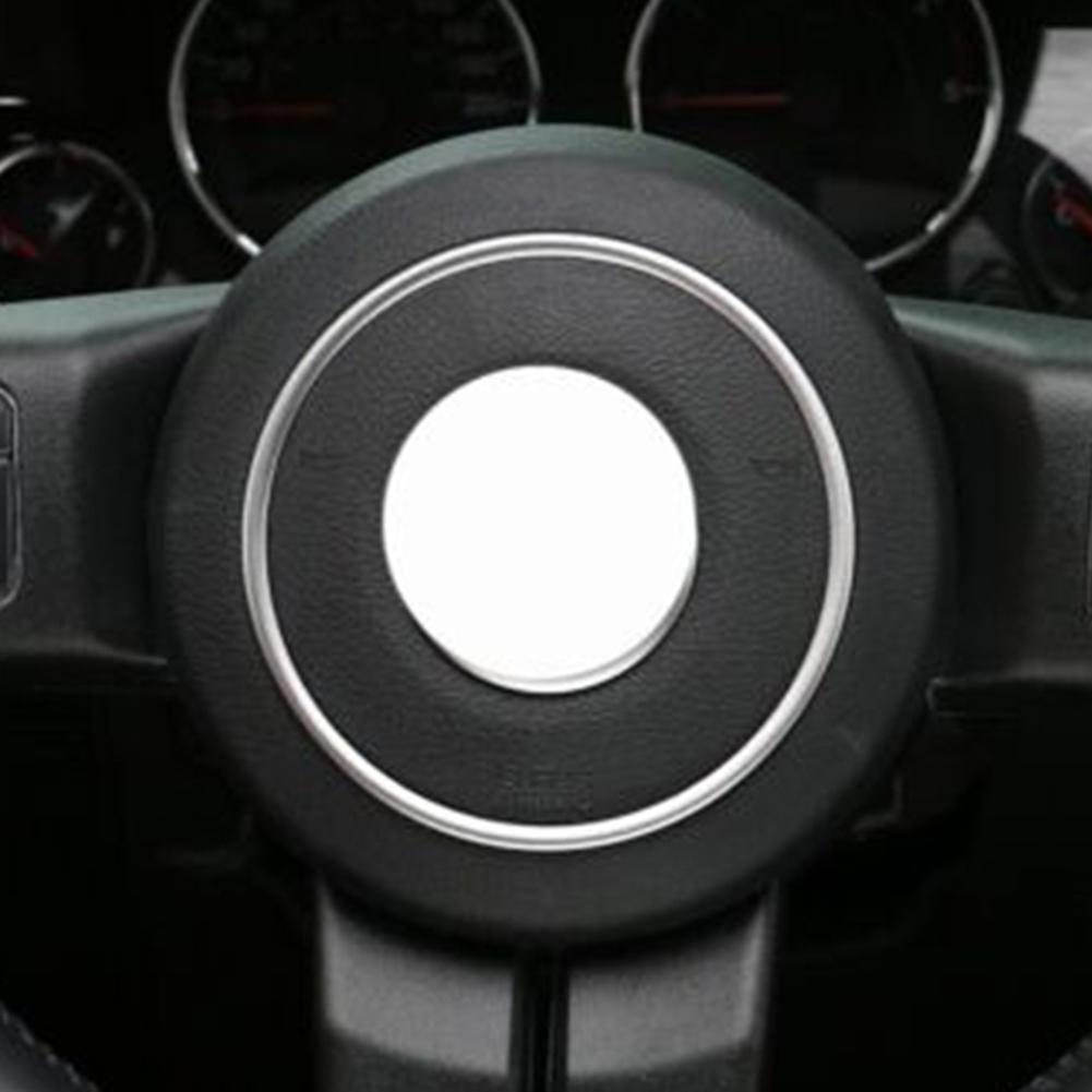 Anel de guarnição do volante auto acessórios interiores ABS