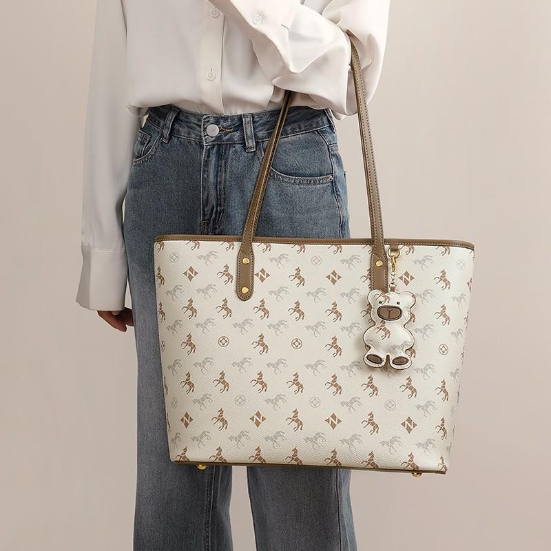 New Tote Bag Large Capacity Student Handbag Versatile One-shoulder Work Commuting Bag
