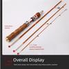 4 Sections Spinning Fishing Rod Spinning Carbon Casting Fishing Rod UL Power 1.4m Carbon Fiber Fishing Pole Ice Winter Fishing