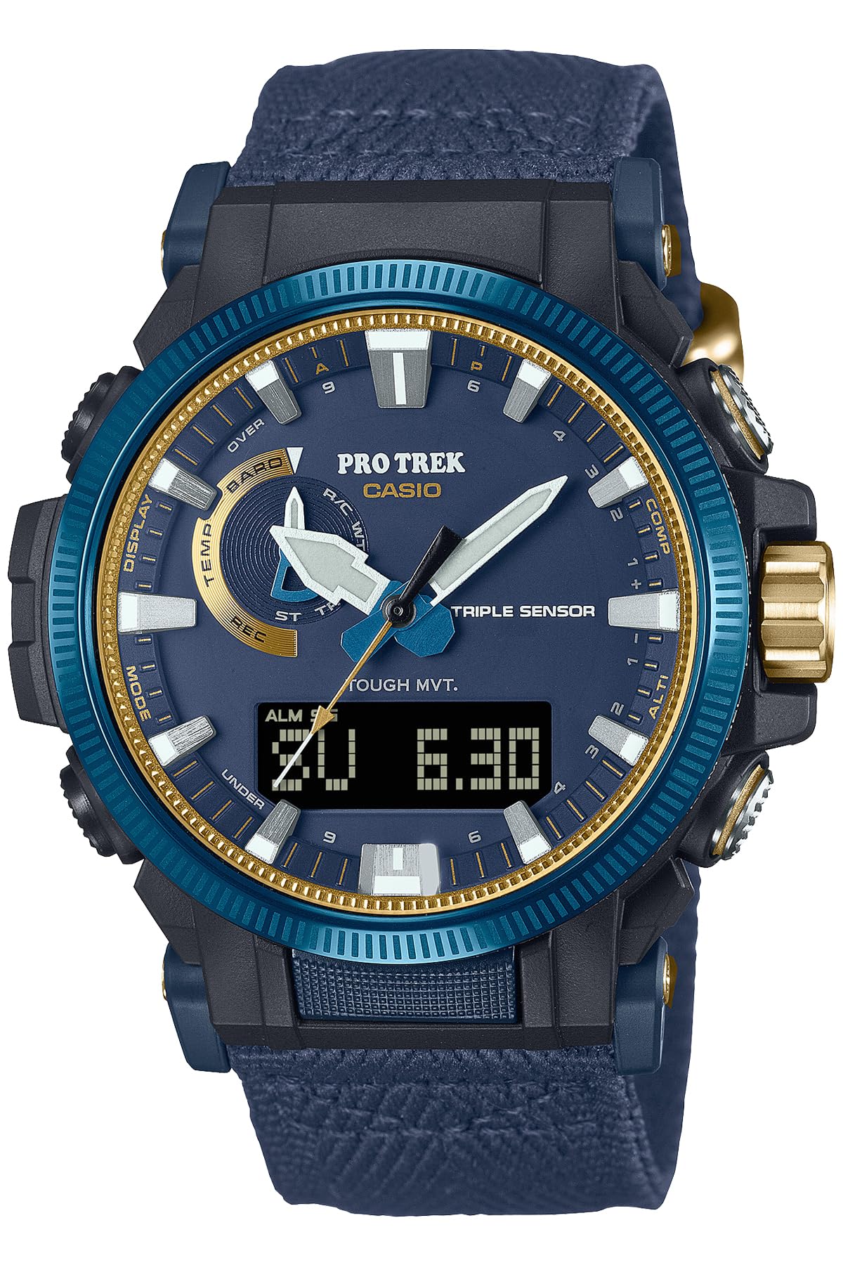 

Годинник Protrek WATCH 50TH ANNIVERSARY Model Radio Solar Blue x Gold [Casio] []CASIO PRW-61SS-2JR Men s