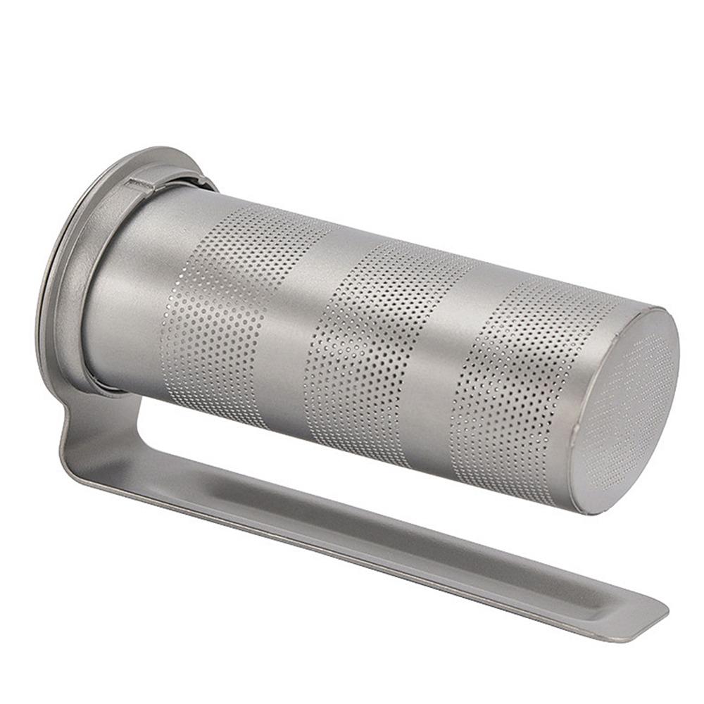 Fine Small Holes Titanium Tea Infuser Basket Titanium Loose Leaf Tea Infuser Outdoor Camping