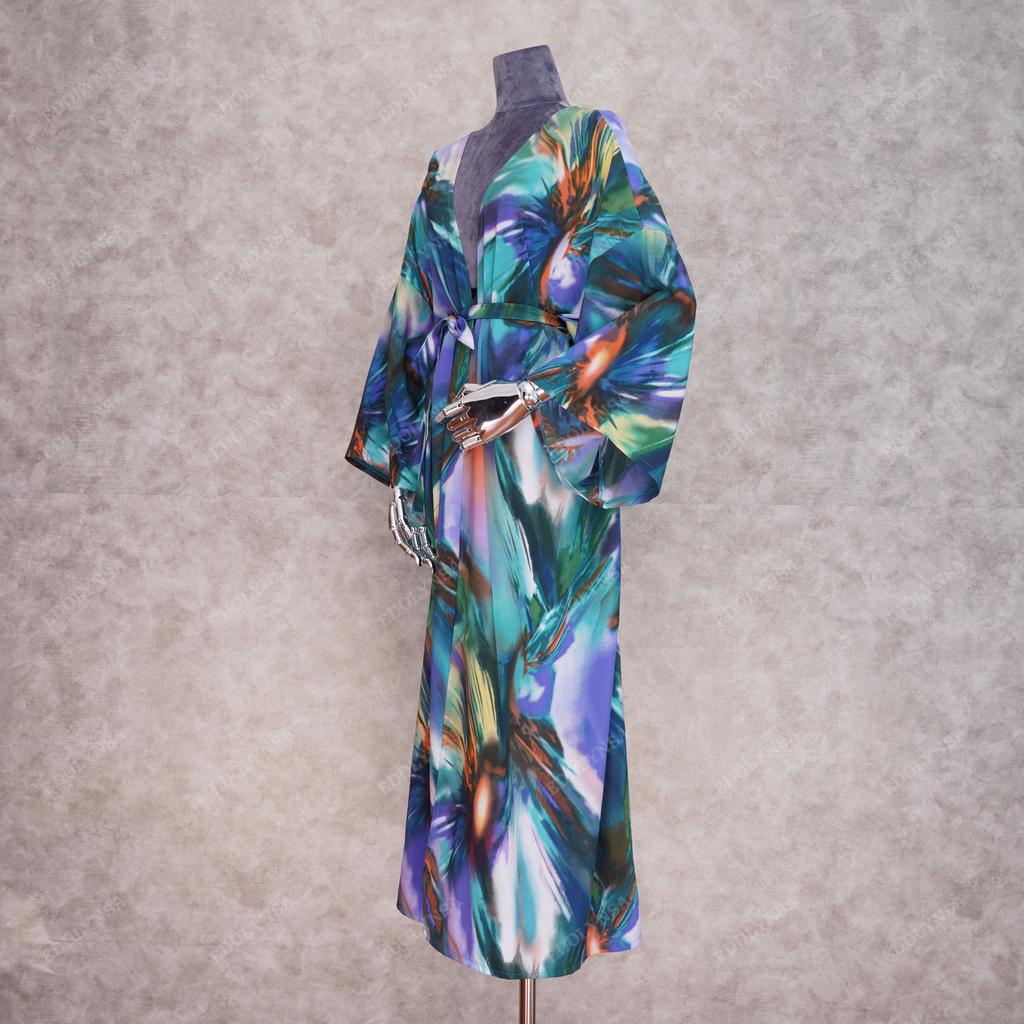 Rychleschnoucí bohémské tištěné zakrývací mikiny Sexy letní plážové šaty Dámské plážové oblečení Plavky zahalovací