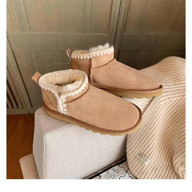 

Grape mother studiolee platform bread warm cotton shoes piled thickened integrated snow boots women s winter 2025 35