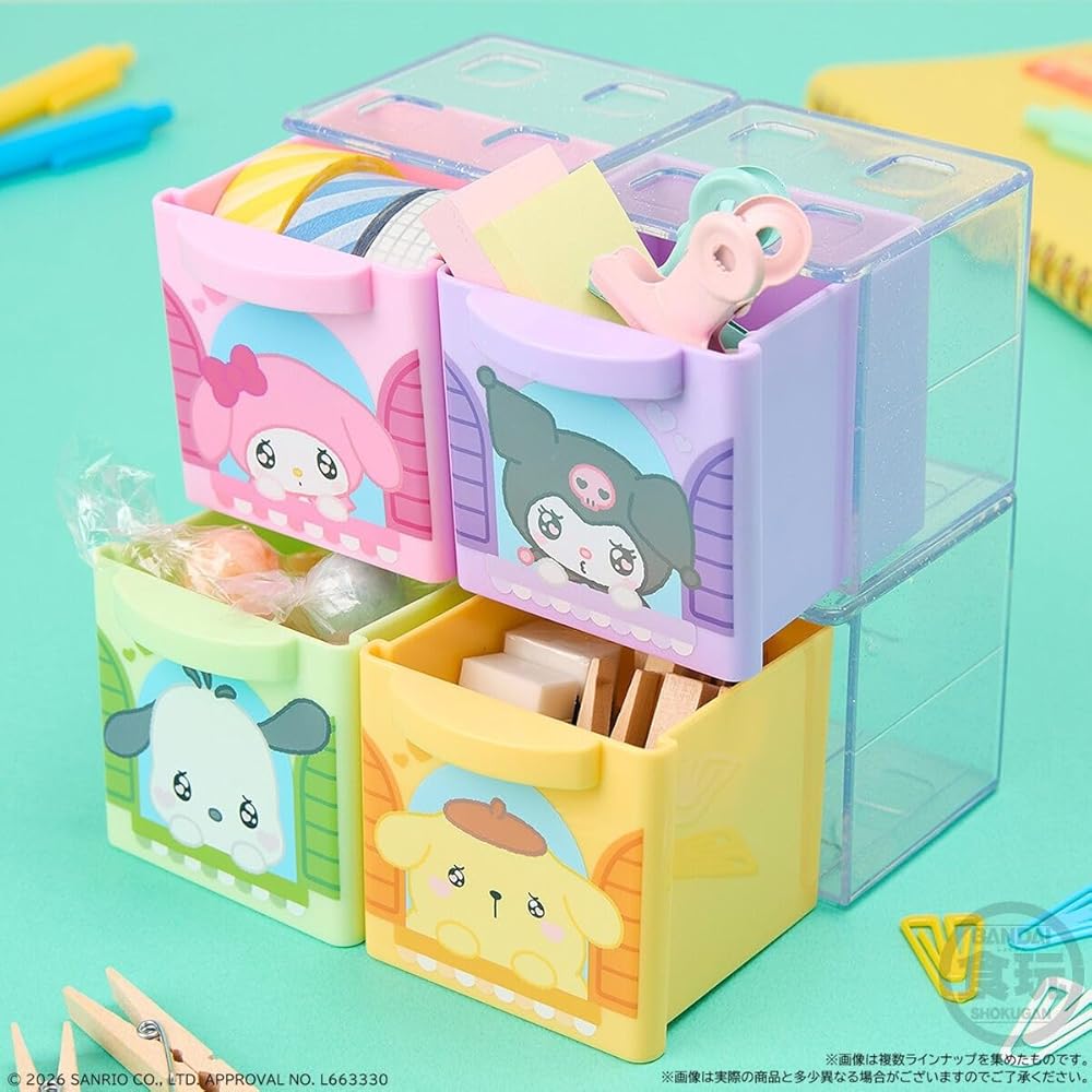 Sanrio Characters CUCAS 2 Box of 12 Collectible Figures Toy Set