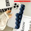 2DFlat Blueberries and Polka Dots All inclusive film hard iPhone case, compatible with iPhone 18 Pro Max 17 16 15 14 13 12 11