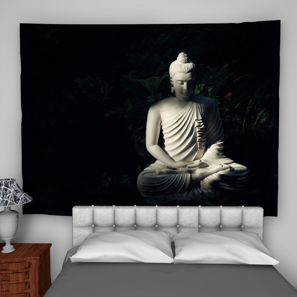 Tapestry religion Buddha wall psychedelic 75x100