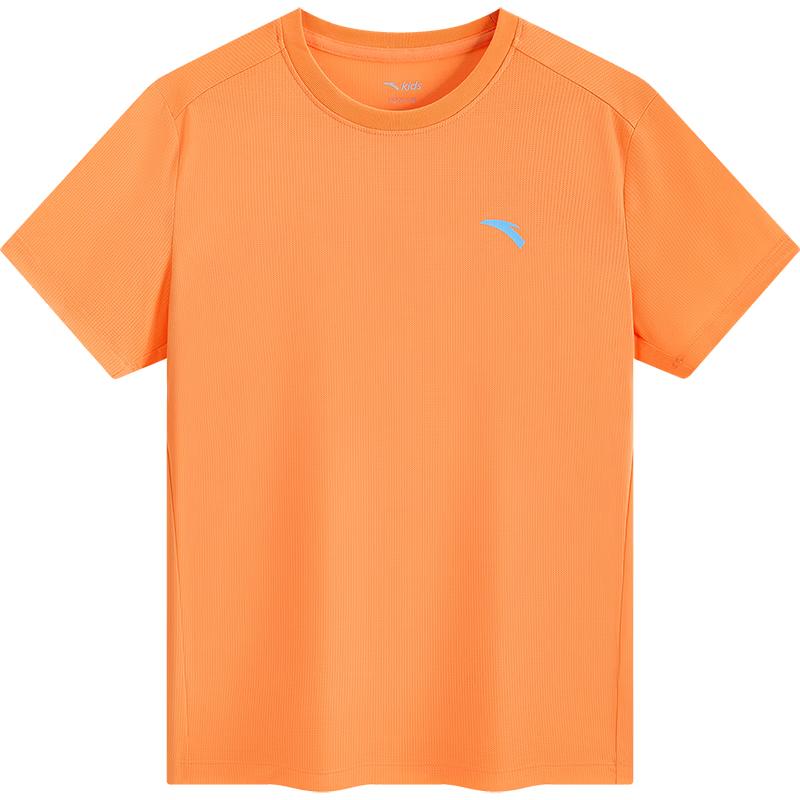 ANTA Kids 2026 Summer Running Knit Short Sleeve T-Shirt 140