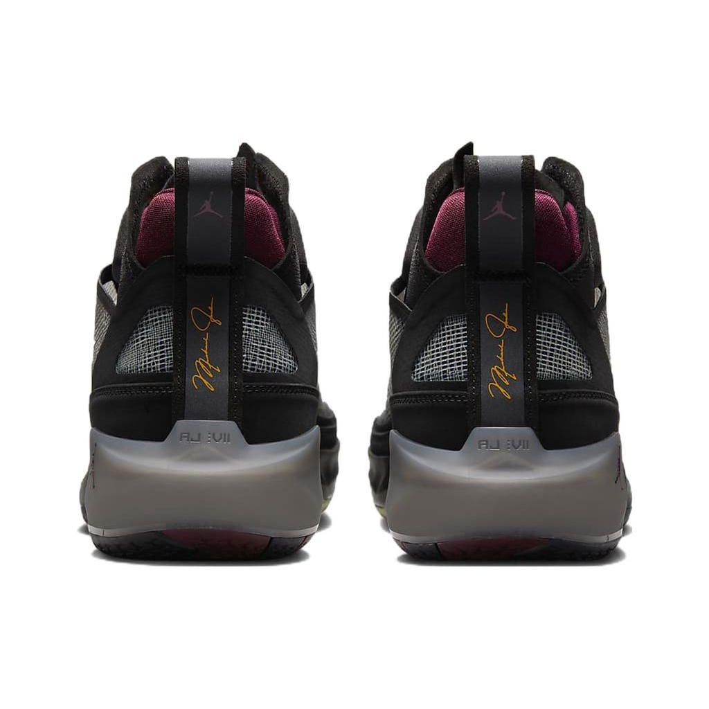 Air Jordan 37 PF Bordeaux Men Sneakers Black Midnight-Fog Midas-Gold DV1236-001
