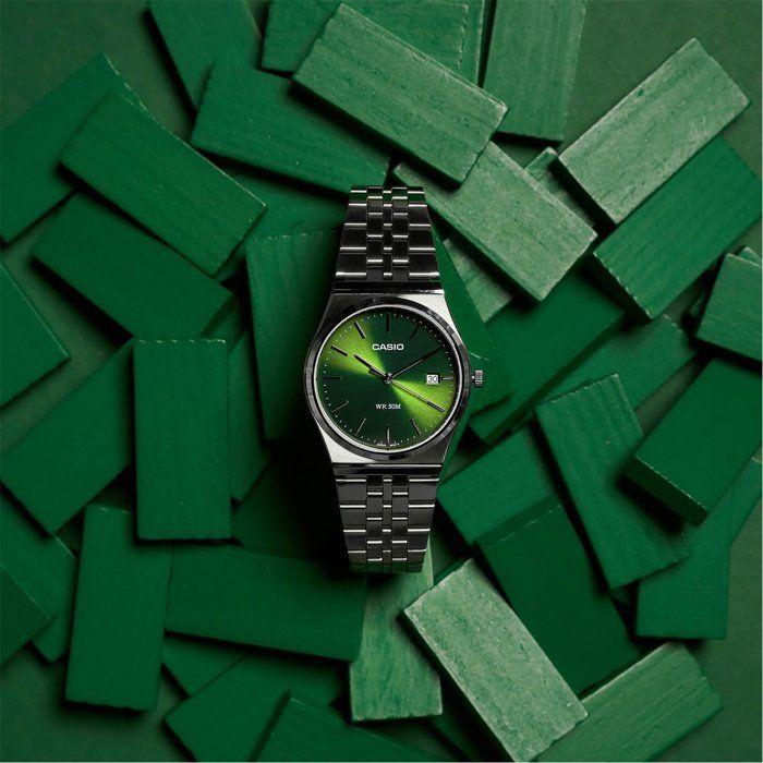 Montre - CASIO - MTP-B145D - Homme - Vert - Quartz - Analogique
