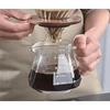 Pour-over Coffee Kettle ,Glass Carafe with Lid Walnut Handle Filter,Drip Coffee Maker Pot for Home Café Restaurant Camping