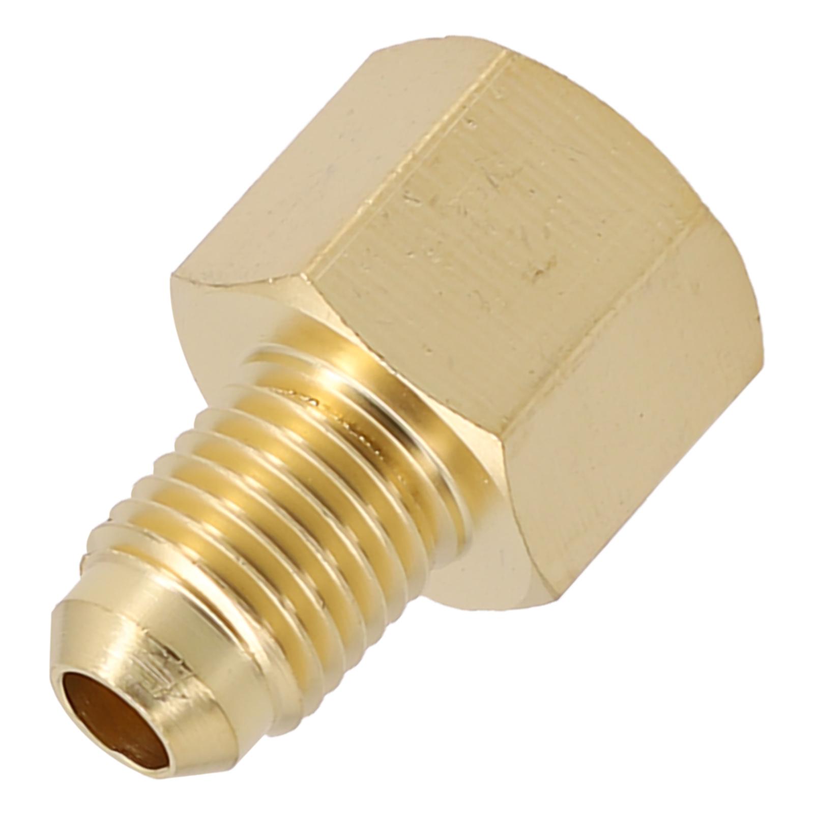 

R134A R12 Car Conditioner Adapter Quick Coupling 1/2 ACME Female 1/4 SAE High Quality Brass Adapter for Automotive Use China Mainland
