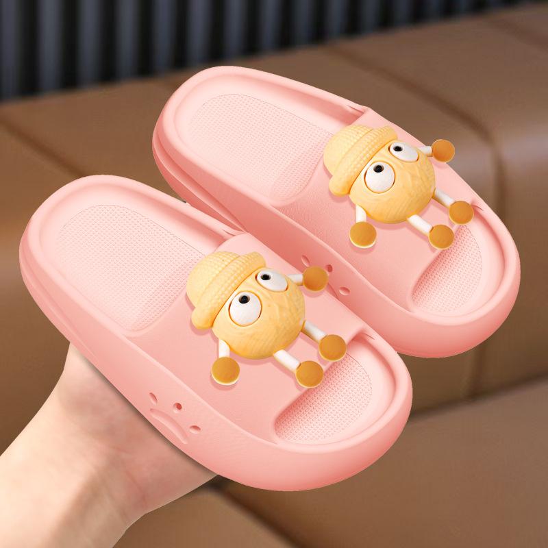 Kinderslipper süße Cartoon Jungen und Mädchen Baby Kinder Doudou Schuhe mittlere und ältere Kinder Eltern-Kind coole Slipper Sommer