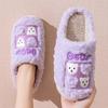 Cotton Slippers for Women In Spring, Autumn, and Winter for Home Use, Indoor Anti Slip Confinement Shoes, Thick Soled Home Warm Couple Slippers