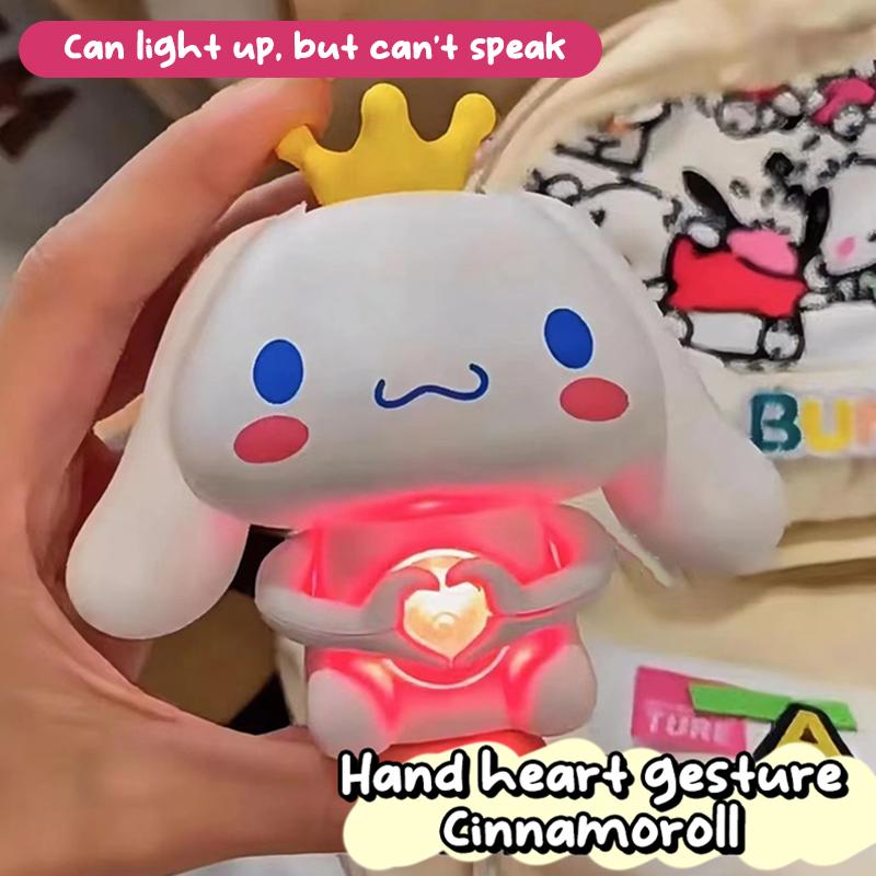 

Can Say I Love You Sanrio Kuromi Cinnamoroll Toy For Girlfriend Cartoon Than Heart Press Lamp Children S Toy Birthday Gifts