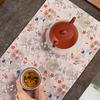 Retro Fabric Tablecloth Double Sided Tea Banquet Coaster Teapot Mat  Living Room