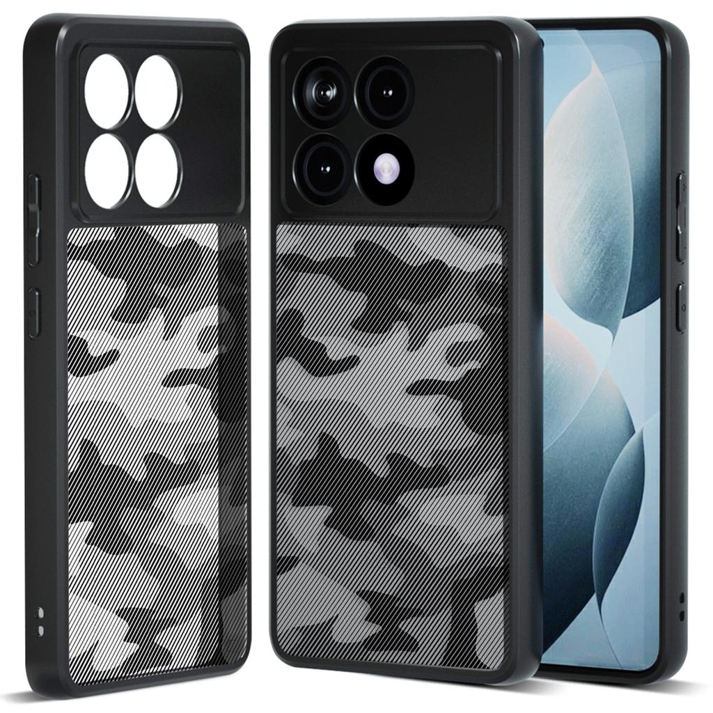 IBMRS Phone Shell for Xiaomi Redmi K70E 5G/Poco X6 Pro 5G Cases Anti-Scratch TPU+PC Phone Cover