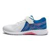 Asics Lazerbeam Shock Absorbing Durable Low Top Casual Shoes Kids Sneaker White Blue 1154A169-403